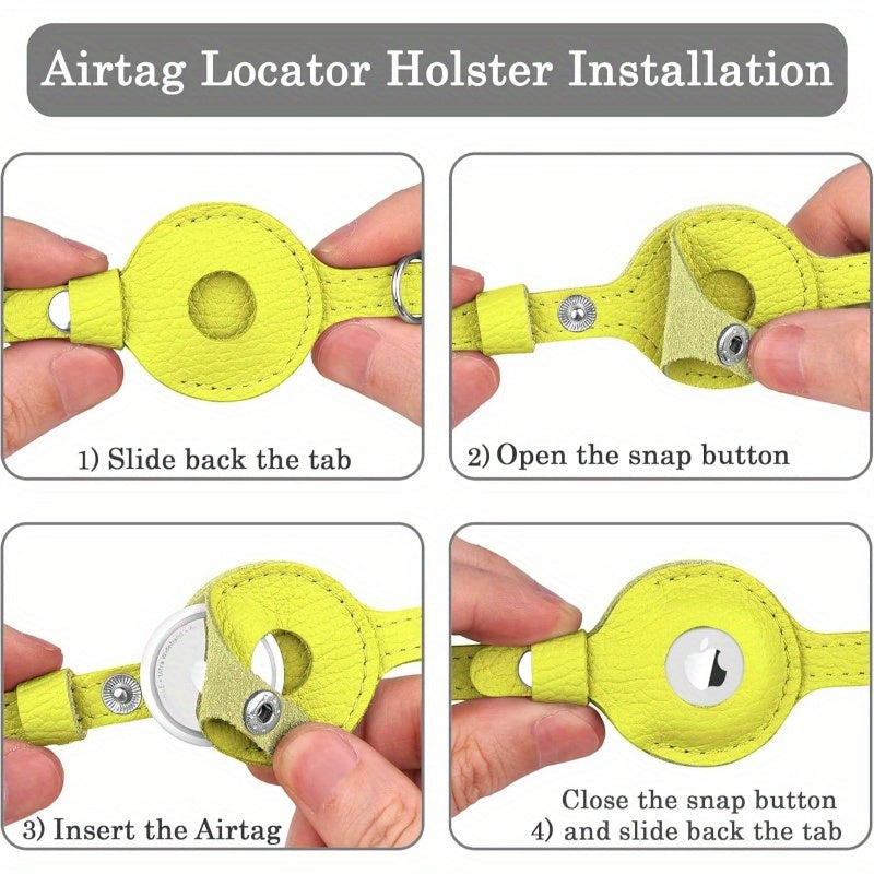 Adjustable Cat Collar with AirTag Holder - Durable, Non-Breakaway Elastic Strap, Metal Bell, Multiple Colors for Indoor\u002FOutdoor Use, Perfect for Pet Owners, Indoor Pet Collar | Stylish Pet Collar | Adjustable Pet Collar