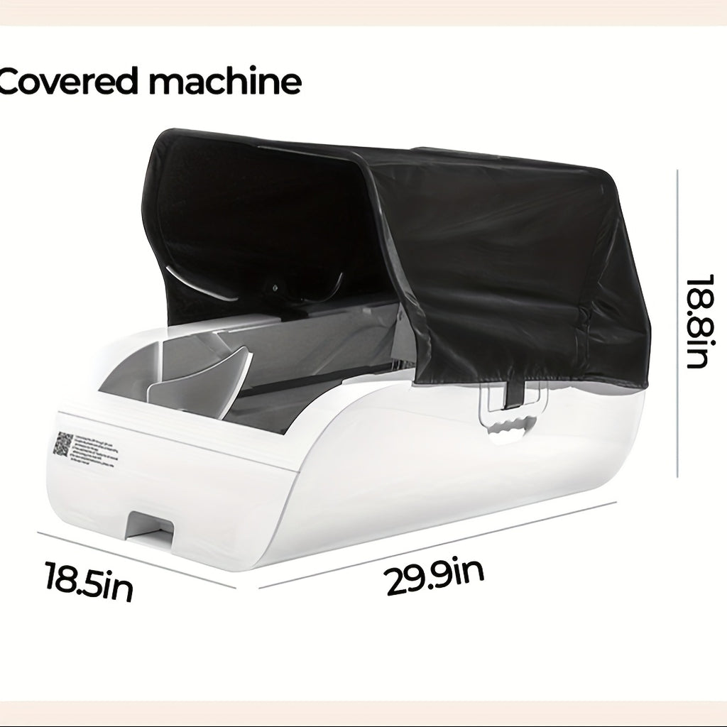 Smart Automatic Self-Cleaning Cat Litter Box with Wide Opening & App\u002F Control - Low-Maintenance Hands-Free Operation, Compatible with Clumping Litter, USA Plug (110V), Automatic Lid & Waste Disposal System for Large\u002F Cats