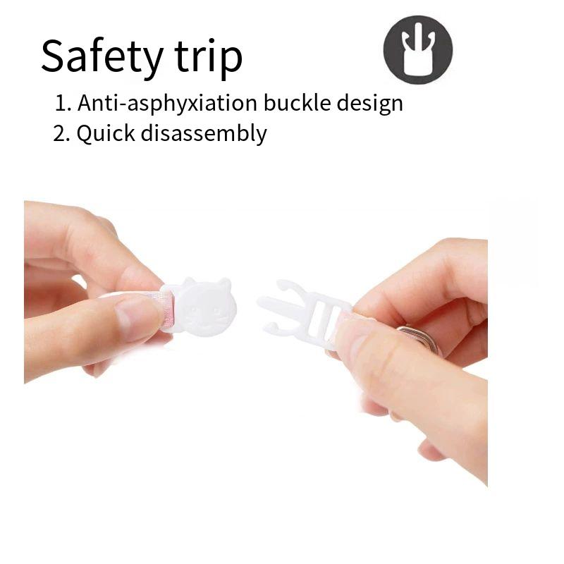 Glow-in-the-Dark Cat AirTag Collar with Anti-Choke Safety, GPS Tracker & -Loss Design - Soft Nylon Protective Cover with Cute Blue Kitten Face & Heart Charm, Comfortable Pet Collar for Indoor\u002FOutdoor Cats, Compatible with AirTag System (No Battery-F