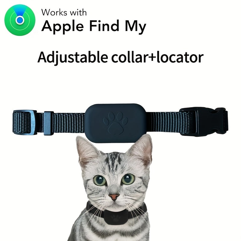 Pet Collar With Tracker And Adjustable Strap, Mini Tracker For Pets, Intelligent Pet Tracker Position Tracking Collar, Suitable For Any Collar Worldwide, No Additional Fees, Find Tags