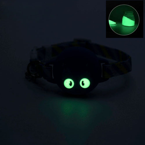 1pc Cat AirTag Collar with Protective Cover - Anti-Suffocation Luminous Anti-Lost GPS Tracker, Real-Time Location Monitoring, Compatible with iPhone App & AirTag for Indoor\u002FOutdoor Pet Safety, Feline-Friendly Design (Synthetic -like Material)