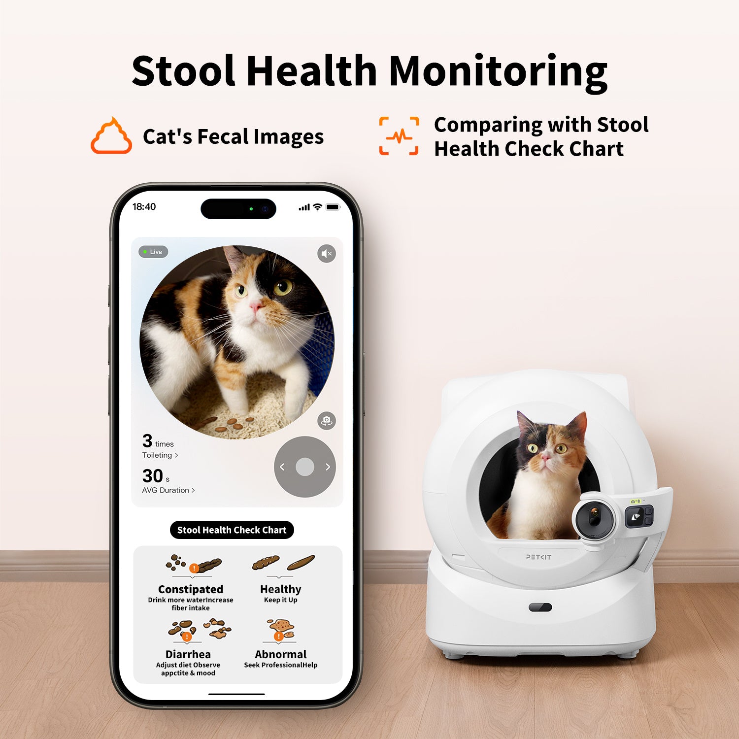 PETKIT Self-Packing & AI-Powered Camera Automatic Cat Litter Box, 5G WiFi Self Cleaning Cat Litter Box, True Hands-Free Auto Scooping Cat Litter Box