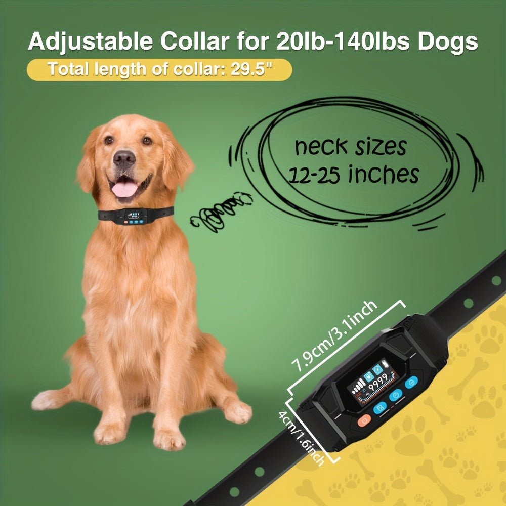 Electric Fence For Dogs - GPS Wireless Dog Fence Collar With 3 Warning Modes, Radius 33-9999 Yards, Rechargeable Dog Fence System Dog Fence Only For Outdoor