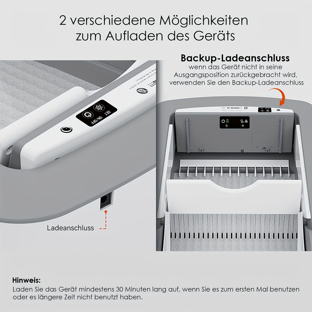 Smart Automatic Self-Cleaning Cat Litter Box with Wide Opening & App\u002F Control - Low-Maintenance Hands-Free Operation, Compatible with Clumping Litter, USA Plug (110V), Automatic Lid & Waste Disposal System for Large\u002F Cats