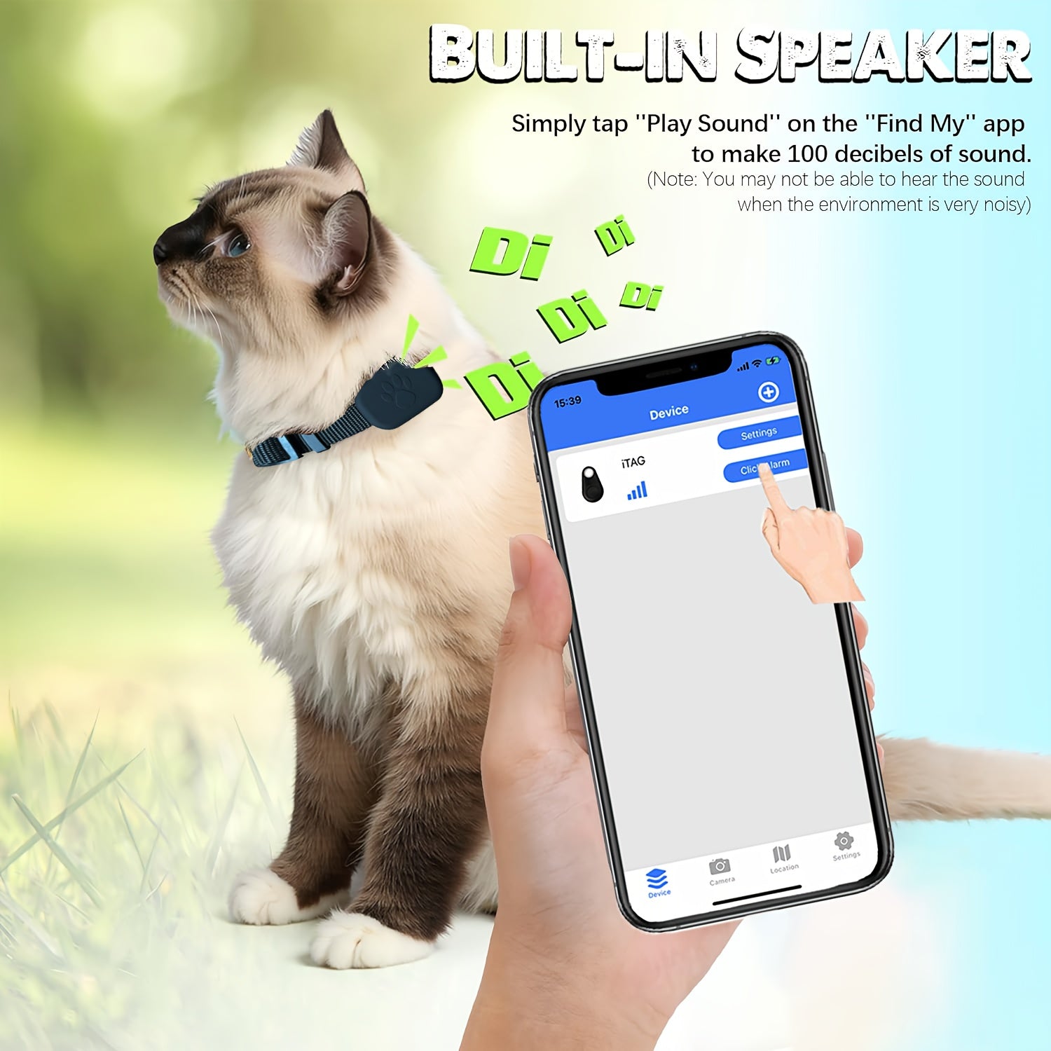 2pcs Solid Color Small Pet Wireless Positioning Intelligent Tracker Collar - Adjustable Size, Nylon Material, Elastic Fit, Pet Dog And Cat Anti Loss Alarm Sensor - Ideal Choice For Training And Walking