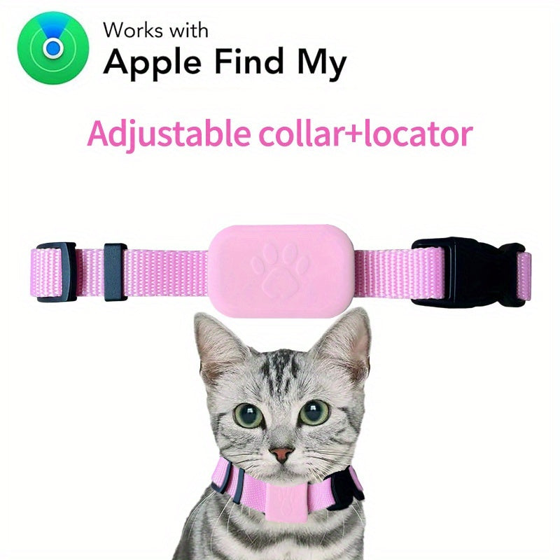 Pet Collar With Tracker And Adjustable Strap, Mini Tracker For Pets, Intelligent Pet Tracker Position Tracking Collar, Suitable For Any Collar Worldwide, No Additional Fees, Find Tags