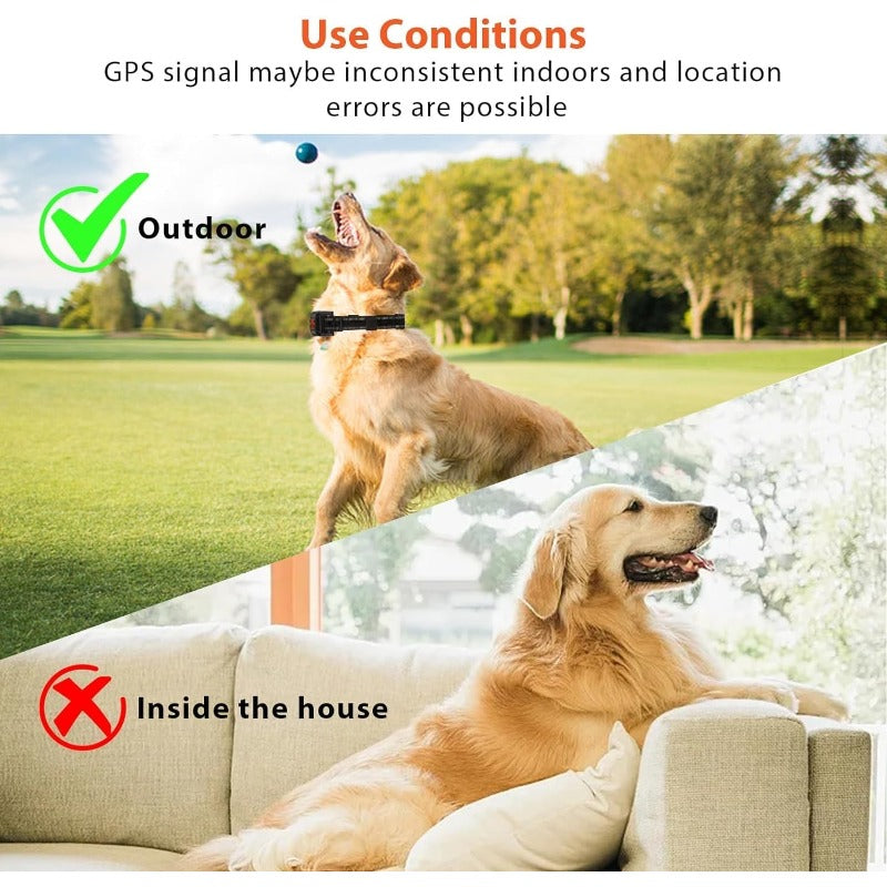 GPS Wirel Dog Fence SystemGPS Outdoor Wirel Dog Fence Radius 30999 Yards 20110 Pounds Adjustable Rechargeable LongLasting Battery Static Shock + Vibration