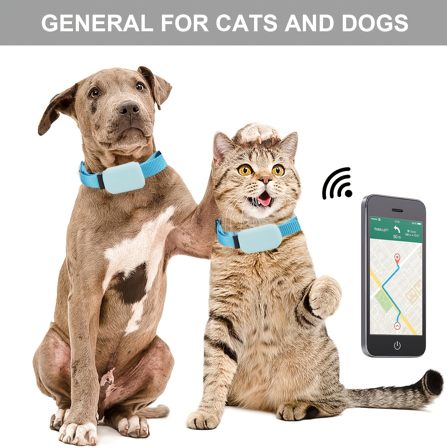 2pcs Solid Color Small Pet Wireless Positioning Intelligent Tracker Collar - Adjustable Size, Nylon Material, Elastic Fit, Pet Dog And Cat Anti Loss Alarm Sensor - Ideal Choice For Training And Walking